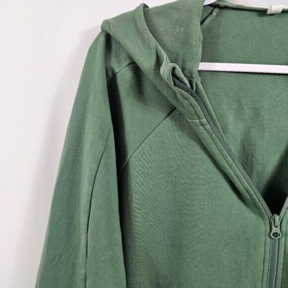 Zella Zip Up Hoodie In Forest Green - XL - Picture 3 of 6